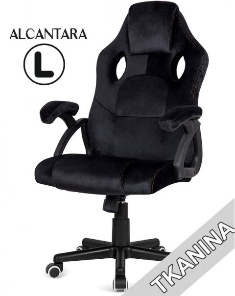 Fotel obrotowy do biurka CARRERA L ALCANTARA OUTLET