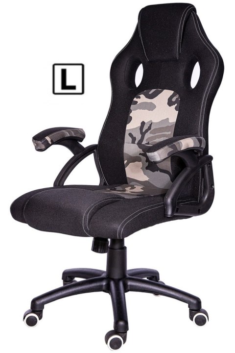 Fotel obrotowy do biurka CARRERA L ARMY FABRIC