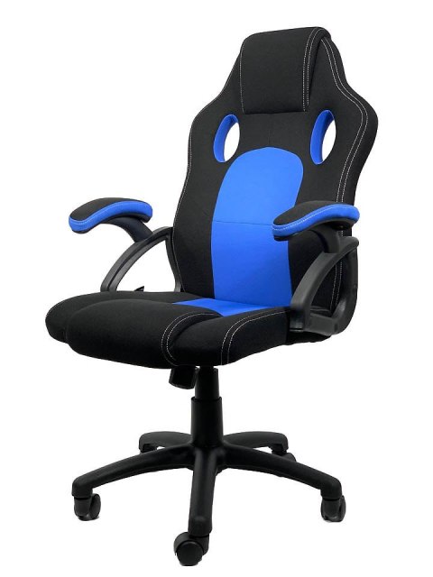 Fotel obrotowy do biurka CARRERA L BLUE FABRIC