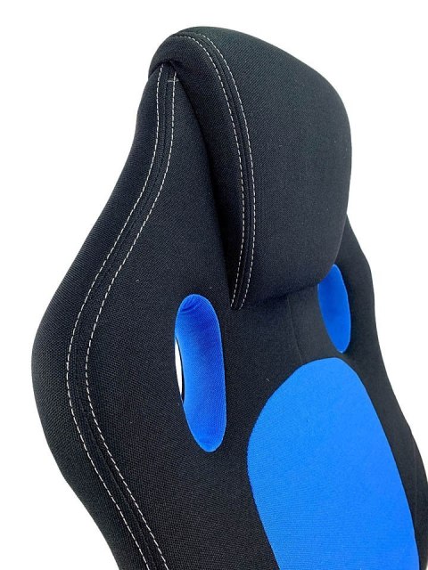 Fotel obrotowy do biurka CARRERA L BLUE FABRIC