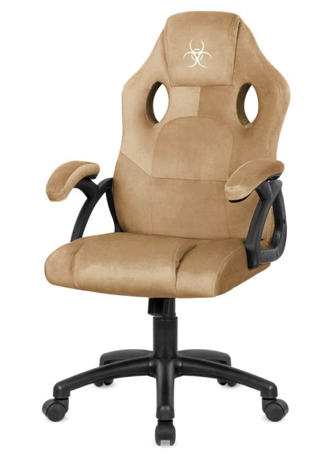 .Fotel obrotowy do biurka CARRERA M ALCANTARA BEIGE