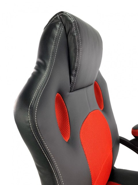 Fotel obrotowy do biurka CARRERA L RED PU II GATUNEK