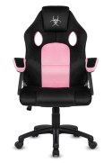 Fotel obrotowy do biurka CARRERA M ALCANTARA BLACK + PINK