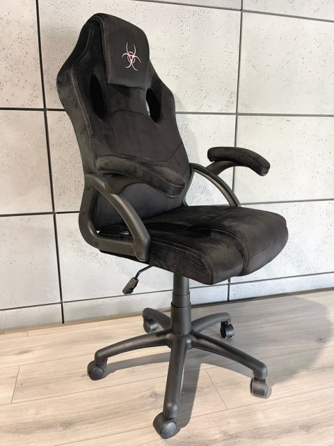 Fotel obrotowy do biurka CARRERA M ALCANTARA BLACK STAR