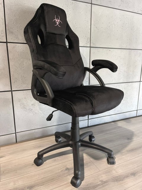 Fotel obrotowy do biurka CARRERA M ALCANTARA BLACK STAR