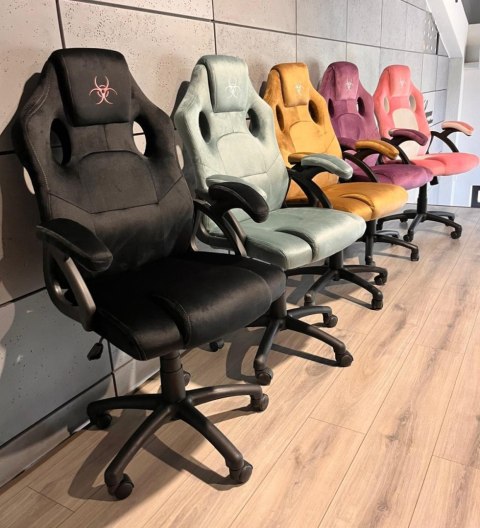 Fotel obrotowy do biurka CARRERA M ALCANTARA BLACK STAR