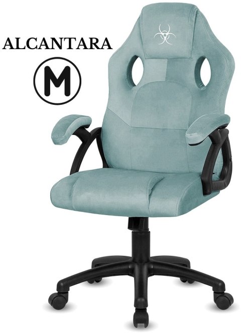 Fotel obrotowy do biurka CARRERA M ALCANTARA BLUE DUST II GATUNEK