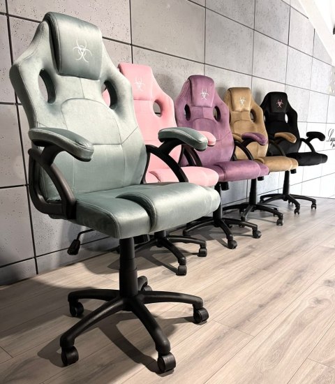 Fotel obrotowy do biurka CARRERA M ALCANTARA BLUE DUST II GATUNEK