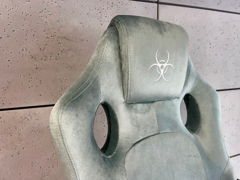 Fotel obrotowy do biurka CARRERA M ALCANTARA BLUE DUST II GATUNEK