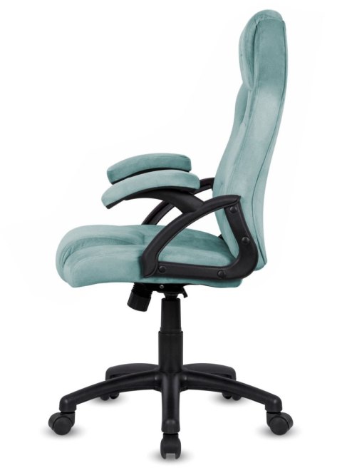 Fotel obrotowy do biurka CARRERA M ALCANTARA BLUE DUST