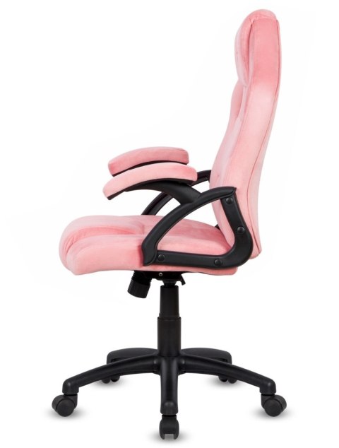 Fotel obrotowy do biurka CARRERA M ALCANTARA CARO PINK