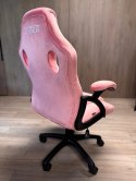 Fotel obrotowy do biurka CARRERA M ALCANTARA CARO PINK