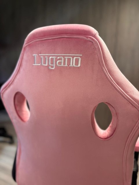 Fotel obrotowy do biurka CARRERA M ALCANTARA CARO PINK