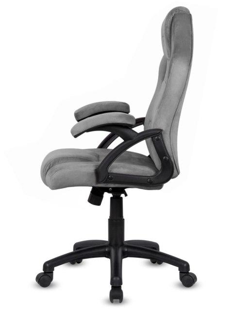 Fotel obrotowy do biurka CARRERA M ALCANTARA GREY NEW