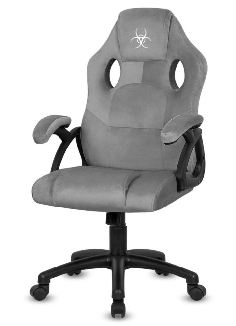 Fotel obrotowy do biurka CARRERA M ALCANTARA GREY NEW