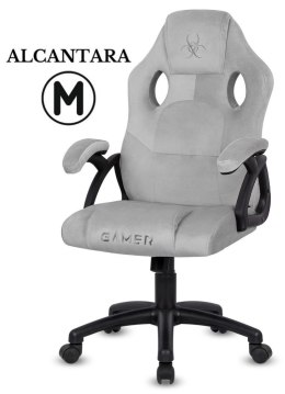 Fotel obrotowy do biurka CARRERA M ALCANTARA GREY