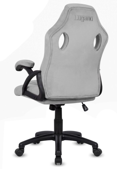 Fotel obrotowy do biurka CARRERA M ALCANTARA GREY