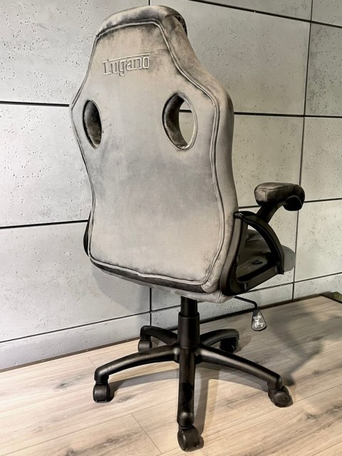 Fotel obrotowy do biurka CARRERA M ALCANTARA GREY