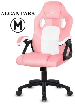 Fotel obrotowy do biurka CARRERA M ALCANTARA PINK FROST