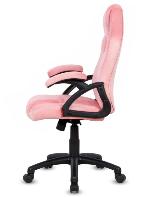 Fotel obrotowy do biurka CARRERA M ALCANTARA PINK II GATUNEK