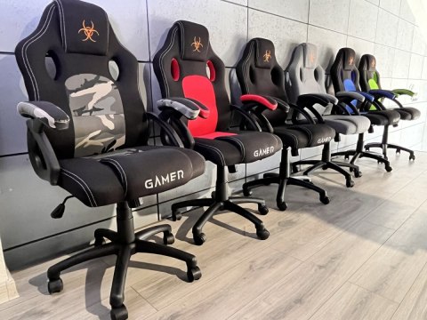 Fotel obrotowy do biurka CARRERA M ARMY FABRIC OUTLET