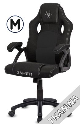 Fotel obrotowy do biurka CARRERA M BLACK FABRIC