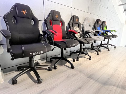 Fotel obrotowy do biurka CARRERA M BLACK FABRIC