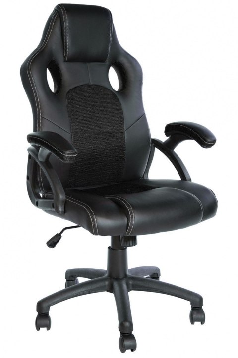 Fotel obrotowy do biurka CARRERA M BLACK PU