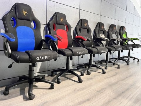 Fotel obrotowy do biurka CARRERA M BLUE FABRIC