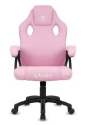 Fotel obrotowy do biurka CARRERA M FULL PINK FABRIC