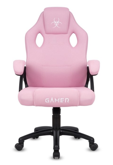 Fotel obrotowy do biurka CARRERA M FULL PINK FABRIC