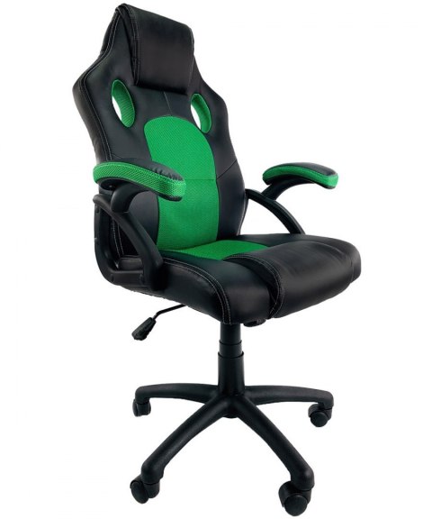 Fotel obrotowy do biurka CARRERA M GREEN PU