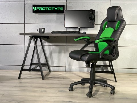 Fotel obrotowy do biurka CARRERA M GREEN PU