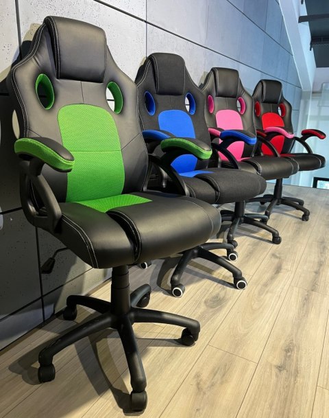 Fotel obrotowy do biurka CARRERA M GREEN PU