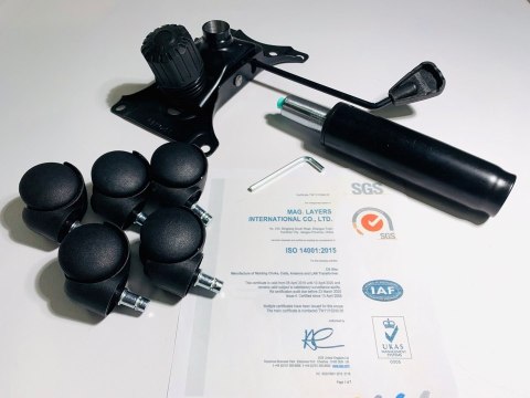 Fotel obrotowy do biurka CARRERA M GREEN PU