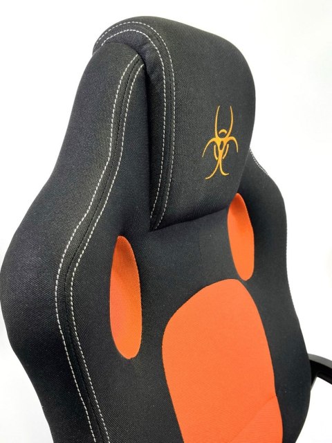 Fotel obrotowy do biurka CARRERA M ORANGE FABRIC OUTLET