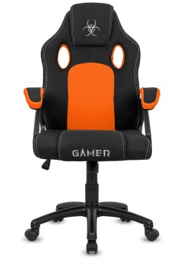 Fotel obrotowy do biurka CARRERA M ORANGE FABRIC