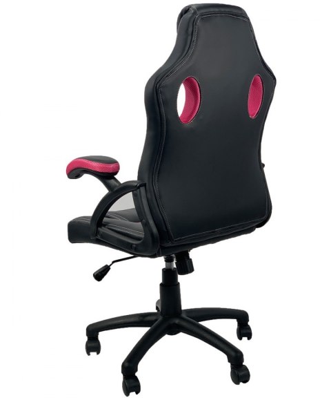 Fotel obrotowy do biurka CARRERA M PINK PU