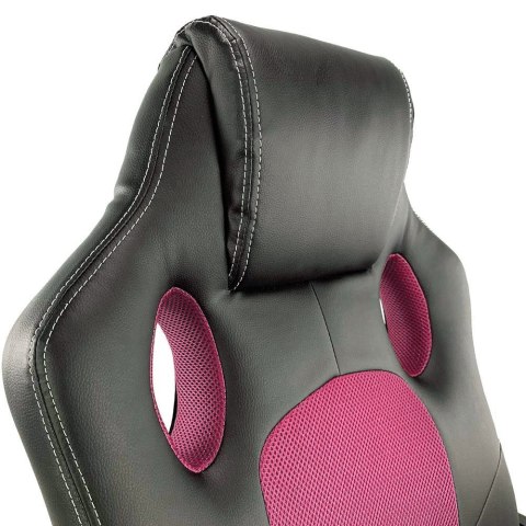 Fotel obrotowy do biurka CARRERA M PINK PU