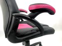 Fotel obrotowy do biurka CARRERA M PINK PU