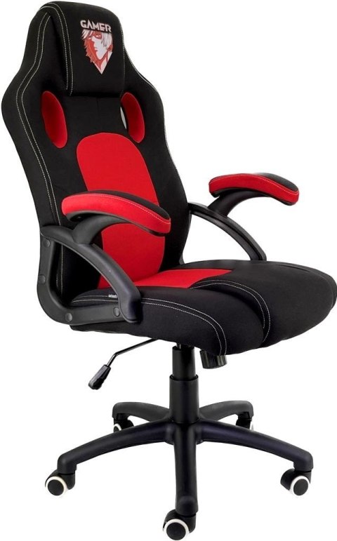 Fotel obrotowy do biurka CARRERA M RED YAKUZA FABRIC