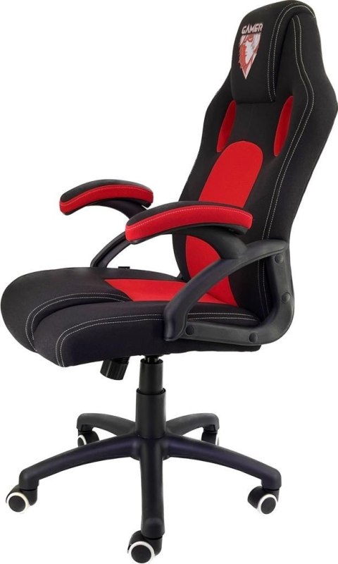 Fotel obrotowy do biurka CARRERA M RED YAKUZA FABRIC