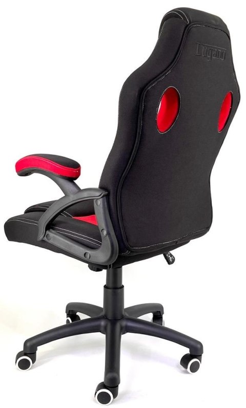 Fotel obrotowy do biurka CARRERA M RED YAKUZA FABRIC