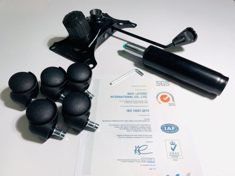 Fotel obrotowy do biurka CARRERA M ST GRAPHITE PU