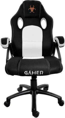 Fotel obrotowy do biurka CARRERA M WHITE FABRIC