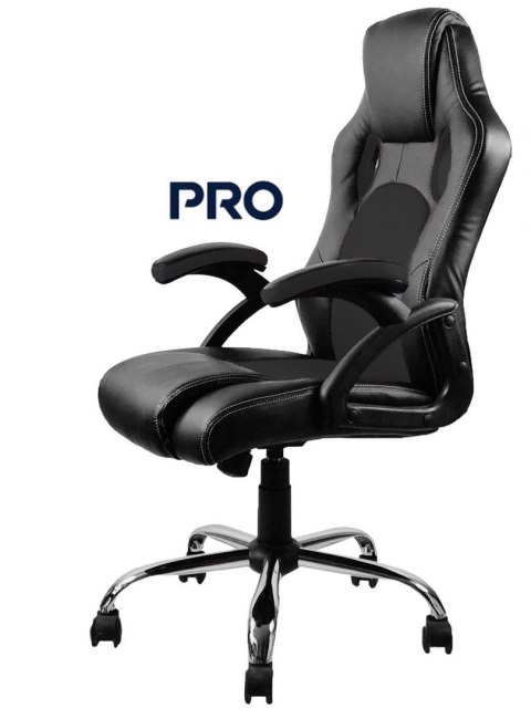 Fotel obrotowy do biurka CARRERA PRO BLACK