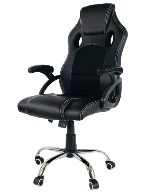 Fotel obrotowy do biurka CARRERA PRO BLACK