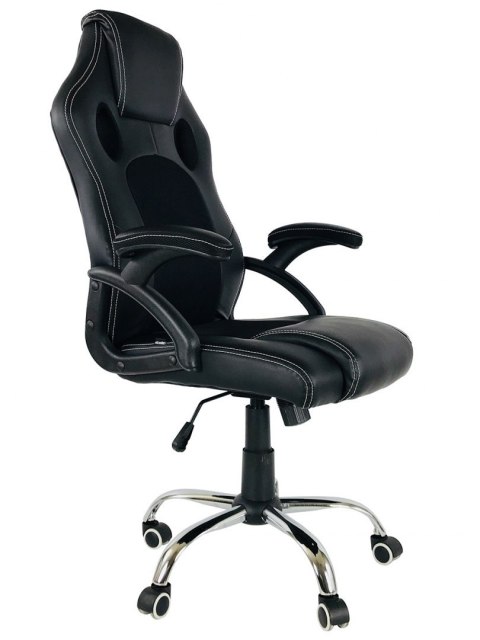Fotel obrotowy do biurka CARRERA PRO BLACK