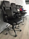 Fotel obrotowy do biurka CARRERA PRO BLACK