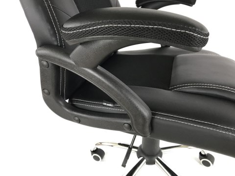 Fotel obrotowy do biurka CARRERA PRO BLACK